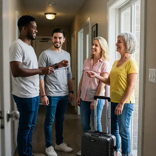 Check-out (récupération clés + contrôle rapide état du logement)